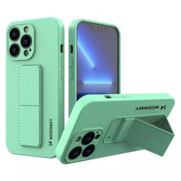 Wozinsky Wozinsky Kickstand Case silikonowe etui z podstawką iPhone 13 Pro Max miętowe
