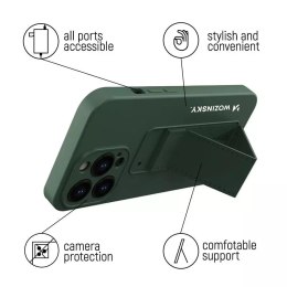 Wozinsky Wozinsky Kickstand Case silikonowe etui z podstawką iPhone 13 Pro czerwone