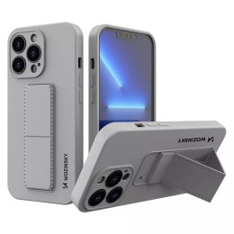 Wozinsky Wozinsky Kickstand Case silikonowe etui z podstawką iPhone 13 Pro szare
