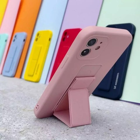 Wozinsky Wozinsky Kickstand Case silikonowe etui z podstawką iPhone 13 Pro szare Wozinsky Wozinsky Kickstand Case silikonowe etui z podstawką iPhone 13 Pro szare