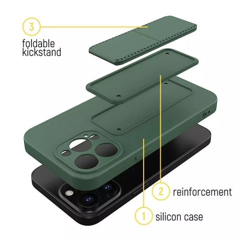 Wozinsky Wozinsky Kickstand Case silikonowe etui z podstawką iPhone 13 Pro żółte Wozinsky Wozinsky Kickstand Case silikonowe etui z podstawką iPhone 13 Pro żółte