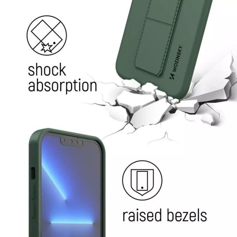 Wozinsky Wozinsky Kickstand Case silikonowe etui z podstawką iPhone 13 Pro żółte Wozinsky Wozinsky Kickstand Case silikonowe etui z podstawką iPhone 13 Pro żółte