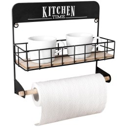 EXCELLENT HOUSWARE PÓŁKA NA PRZYPRAWY + WIESZAK NA RĘCZNIK PAPIEROWY