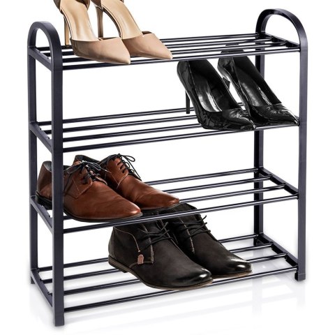VILDE REGAŁ METALOWY PÓŁKA NA BUTY 4 POZIOMY 569732 VILDE REGAŁ METALOWY PÓŁKA NA BUTY 4 POZIOMY 569732