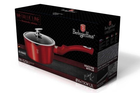 BERLINGER HAUS RONDEL 1.3L 16CM BERLINGER HAUS METALLIC BURGUNDY LINE BH-1525 BERLINGER HAUS RONDEL 1.3L 16CM BERLINGER HAUS METALLIC BURGUNDY LINE BH-1525