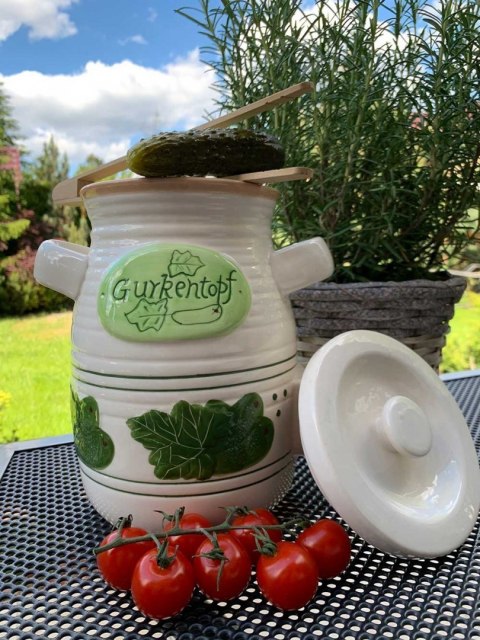 ALPENBURG SŁÓJ CERAMICZNY DO OGÓRKÓW 4L+ SZCZYPCE ALPENBURG SŁÓJ CERAMICZNY DO OGÓRKÓW 4L+ SZCZYPCE