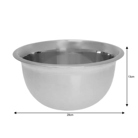 KINGHOFF STALOWA MISKA KUCHENNA 28cm KINGHOFF KH-1489 KINGHOFF STALOWA MISKA KUCHENNA 28cm KINGHOFF KH-1489