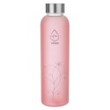 ORION SZKLANA BUTELKA NA WODĘ 600ml 143759 RÓŻOWA