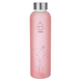 ORION SZKLANA BUTELKA NA WODĘ 600ml 143759 RÓŻOWA