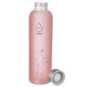 ORION SZKLANA BUTELKA NA WODĘ 600ml 143759 RÓŻOWA