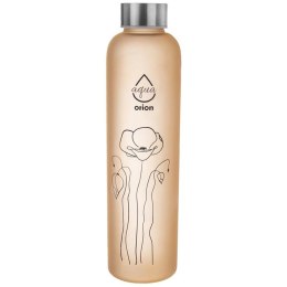 ORION SZKLANA BUTELKA NA WODĘ 750ml 143762 POMARAŃCZOWA