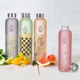 ORION SZKLANA BUTELKA NA WODĘ 750ml 143762 POMARAŃCZOWA