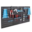 Bituxx Metalowa tablica narzędziowa warsztatowa 120x60 cm z 25 uchwytami do Garażu