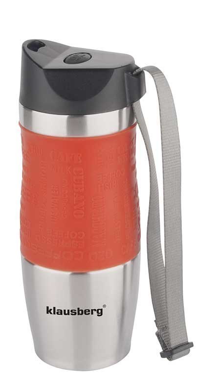 KINGHOFF TERMICZNY KUBEK TERMOS QUICK STOP KLAUSBERG KB-7101 KINGHOFF TERMICZNY KUBEK TERMOS QUICK STOP KLAUSBERG KB-7101