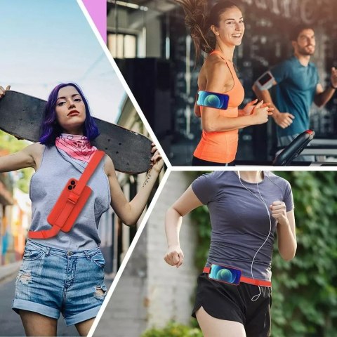ProducentTymczasowy Rope case żelowe etui ze smyczą łańcuszkiem torebka smycz iPhone 12 Pro jasnoniebieski ProducentTymczasowy Rope case żelowe etui ze smyczą łańcuszkiem torebka smycz iPhone 12 Pro jasnoniebieski