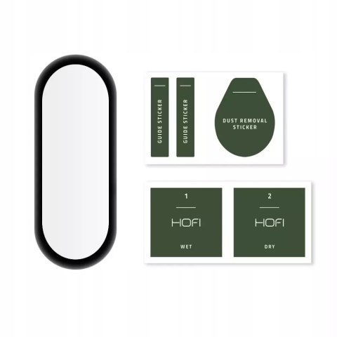 Hofi Szkło hybrydowe hofi hybrid glass xiaomi mi smart band 6 / 6 nfc black Hofi Szkło hybrydowe hofi hybrid glass xiaomi mi smart band 6 / 6 nfc black