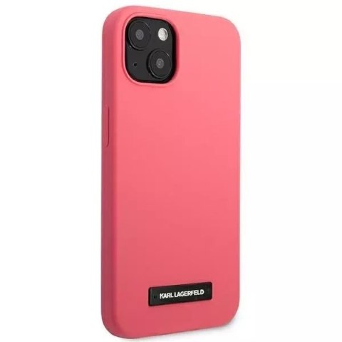 Karl Lagerfeld Karl Lagerfeld KLHCP13SSLMP1PI iPhone 13 mini 5,4" hardcase fuksja/fuchsia Silicone Plaque Karl Lagerfeld Karl Lagerfeld KLHCP13SSLMP1PI iPhone 13 mini 5,4" hardcase fuksja/fuchsia Silicone Plaque
