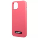 Karl Lagerfeld Karl Lagerfeld KLHCP13SSLMP1PI iPhone 13 mini 5,4" hardcase fuksja/fuchsia Silicone Plaque