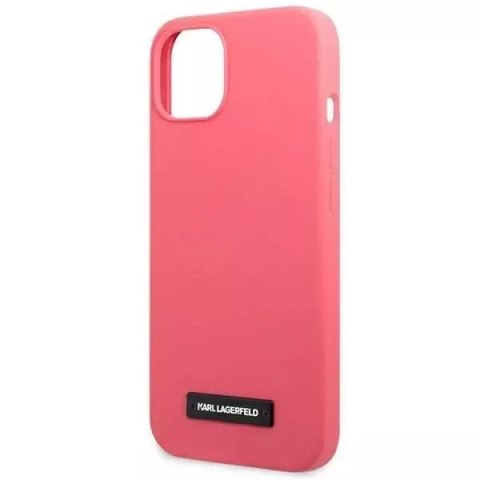 Karl Lagerfeld Karl Lagerfeld KLHCP13SSLMP1PI iPhone 13 mini 5,4" hardcase fuksja/fuchsia Silicone Plaque Karl Lagerfeld Karl Lagerfeld KLHCP13SSLMP1PI iPhone 13 mini 5,4" hardcase fuksja/fuchsia Silicone Plaque