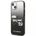 Karl Lagerfeld Karl Lagerfeld KLHCP13STGKCK iPhone 13 mini 5,4" hardcase czarny/black Gradient Ikonik Karl & Choupette