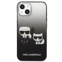 Karl Lagerfeld Karl Lagerfeld KLHCP13STGKCK iPhone 13 mini 5,4" hardcase czarny/black Gradient Ikonik Karl & Choupette