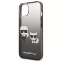 Karl Lagerfeld Karl Lagerfeld KLHCP13STGKCK iPhone 13 mini 5,4" hardcase czarny/black Gradient Ikonik Karl & Choupette