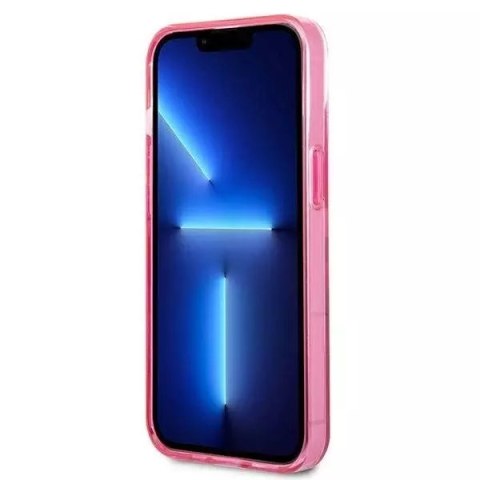 Karl Lagerfeld Karl Lagerfeld KLHCP13STGKCP iPhone 13 mini 5,4" hardcase różowy/pink Gradient Ikonik Karl & Choupette Karl Lagerfeld Karl Lagerfeld KLHCP13STGKCP iPhone 13 mini 5,4" hardcase różowy/pink Gradient Ikonik Karl & Choupette