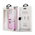 Karl Lagerfeld Karl Lagerfeld KLHCP13STGKCP iPhone 13 mini 5,4" hardcase różowy/pink Gradient Ikonik Karl & Choupette