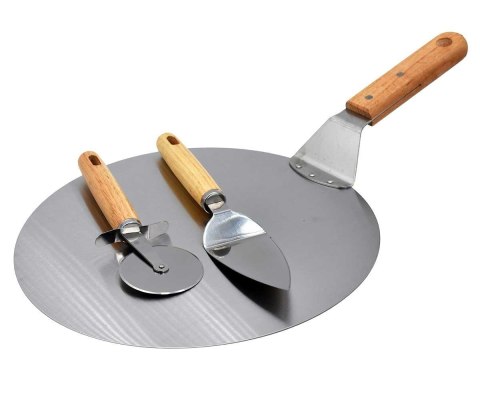 BRUNBESTE ŁOPATA ŁOPATKA DO PIZZY 30 cm Z PRZYBORAMI 2935 BRUNBESTE ŁOPATA ŁOPATKA DO PIZZY 30 cm Z PRZYBORAMI 2935