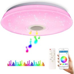 NICETAI Lampa sufitowa z głośnikiem bluetooth SMART APP