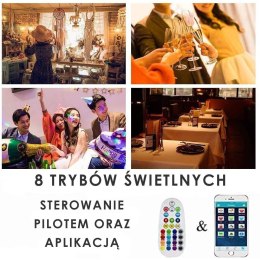 NICETAI Lampa sufitowa z głośnikiem bluetooth SMART APP