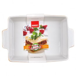 BANQUET MISA NACZYNIE CERAMICZNE DO ZAPIEKANIA 33x21 cm ORANGE BANQUET