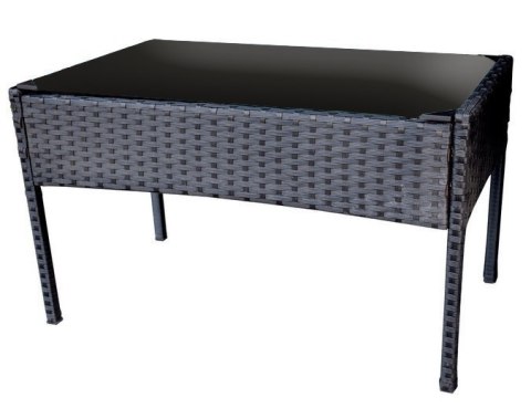 LACESTONE Meble Ogrodowe Technorattan 2 Fotele Stolik Sofa Poduszki Be偶owe Bituxx LACESTONE Meble Ogrodowe Technorattan 2 Fotele Stolik Sofa Poduszki Be偶owe Bituxx