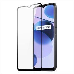 Dux Ducis Szkło hartowane 9H Dux Ducis 9D Tempered Glass wytrzymałe na cały ekran z ramką do Realme C35 czarny (case friendly)
