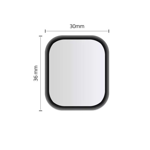 Hofi Szkło hybrydowe hofi hybrid glass apple watch 4/5/6/se (40mm) black Hofi Szkło hybrydowe hofi hybrid glass apple watch 4/5/6/se (40mm) black
