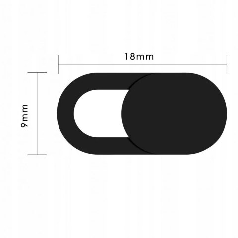 Hofi Zaślepka na kamerę hofi slim pro+ webcam cover black Hofi Zaślepka na kamerę hofi slim pro+ webcam cover black