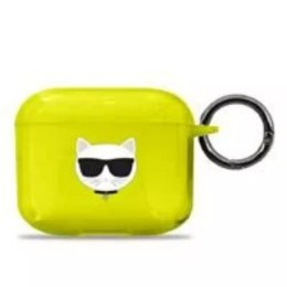Karl Lagerfeld Karl Lagerfeld KLA3UCHFY AirPods 3 cover żółty/yellow Choupette