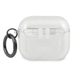 Karl Lagerfeld Karl Lagerfeld KLA3UCHGS AirPods 3 cover srebrny/silver Glitter Choupette