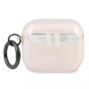 Karl Lagerfeld Karl Lagerfeld KLA3UKHGD AirPods 3 cover złoty/gold Glitter Karl`s Head