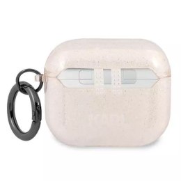 Karl Lagerfeld Karl Lagerfeld KLA3UKHGD AirPods 3 cover złoty/gold Glitter Karl`s Head