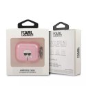Karl Lagerfeld Karl Lagerfeld KLA3UKHGP AirPods 3 cover różowy/pink Glitter Karl`s Head