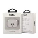 Karl Lagerfeld Karl Lagerfeld KLA3UKHGS AirPods 3 cover srebrny/silver Glitter Karl`s Head
