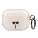 Karl Lagerfeld Karl Lagerfeld KLAPUKHGD AirPods Pro cover złoty/gold Glitter Karl`s Head