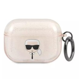 Karl Lagerfeld Karl Lagerfeld KLAPUKHGD AirPods Pro cover złoty/gold Glitter Karl`s Head