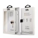 Karl Lagerfeld Karl Lagerfeld KLHCP12SSLKHWH iPhone 12 mini 5,4" biały/white hardcase Silicone Karl`s Head