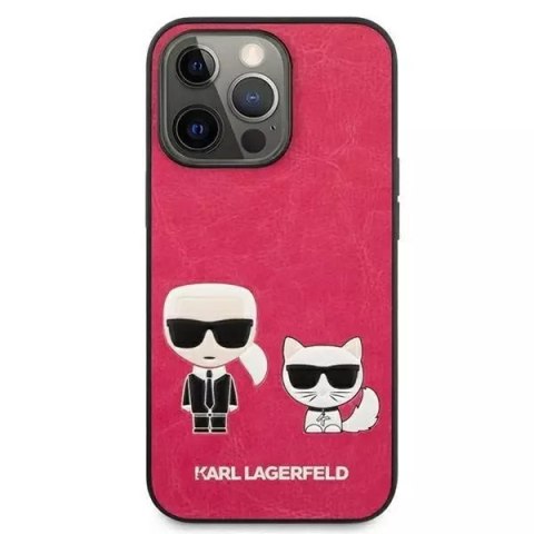 Karl Lagerfeld Karl Lagerfeld KLHCP13LPCUSKCP iPhone 13 Pro / 13 6,1" fuksja/fuchsia hardcase Ikonik Karl & Choupette Karl Lagerfeld Karl Lagerfeld KLHCP13LPCUSKCP iPhone 13 Pro / 13 6,1" fuksja/fuchsia hardcase Ikonik Karl & Choupette