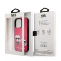 Karl Lagerfeld Karl Lagerfeld KLHCP13LPCUSKCP iPhone 13 Pro / 13 6,1" fuksja/fuchsia hardcase Ikonik Karl & Choupette