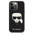Karl Lagerfeld Karl Lagerfeld KLHCP13LSAKHBK iPhone 13 Pro / 13 6,1" czarny/black hardcase Saffiano Ikonik Karl`s Head