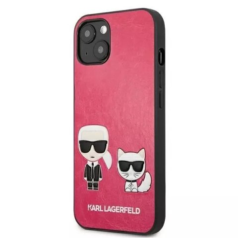 Karl Lagerfeld Karl Lagerfeld KLHCP13SPCUSKCP iPhone 13 mini 5,4" fuksja/fuchsia hardcase Ikonik Karl & Choupette Karl Lagerfeld Karl Lagerfeld KLHCP13SPCUSKCP iPhone 13 mini 5,4" fuksja/fuchsia hardcase Ikonik Karl & Choupette