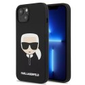 Karl Lagerfeld Karl Lagerfeld KLHCP13SSLKHBK iPhone 13 mini 5,4" czarny/black hardcase Silicone Karl`s Head